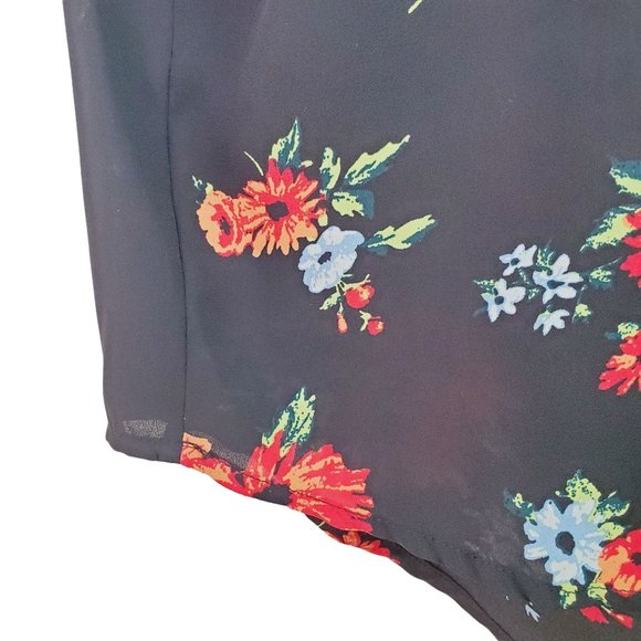 Chelsea & Theodore Women's Short Sleeve Hi-Low Round Hem Dressy Blouse XL - Picture 5 of 7